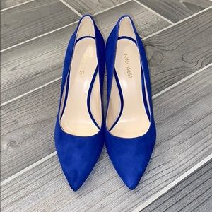 NEW Nine West Royal Blue Suede Pump Size 8.5